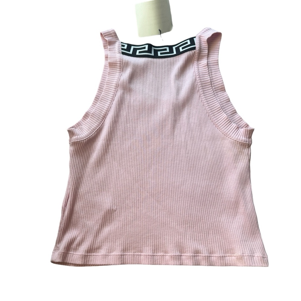 Versace pink tank- size 44 - ribbed - - Picture 5 of 7